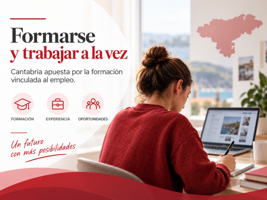 Cantabria destina 10,1 millones a programas que combinan formación y empleo. Descubre por qué formarse puede mejorar tus oportunidades laborales.